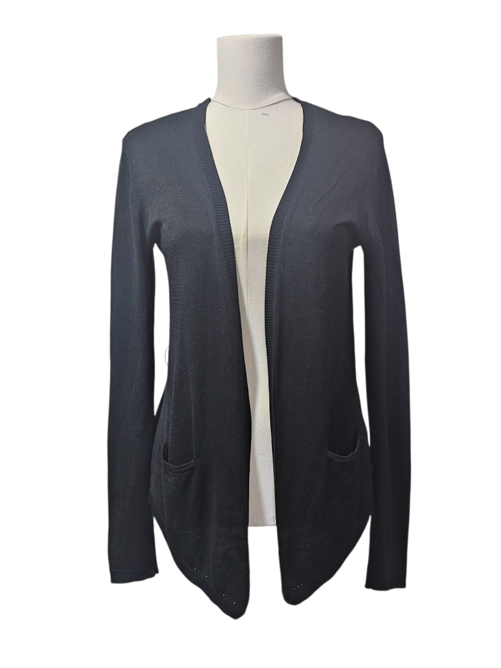 Twenty8Twelve by S. Miller black open-front cardigan sweater. Size M.